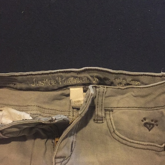 Justice gray jeans - Picture 2 of 3